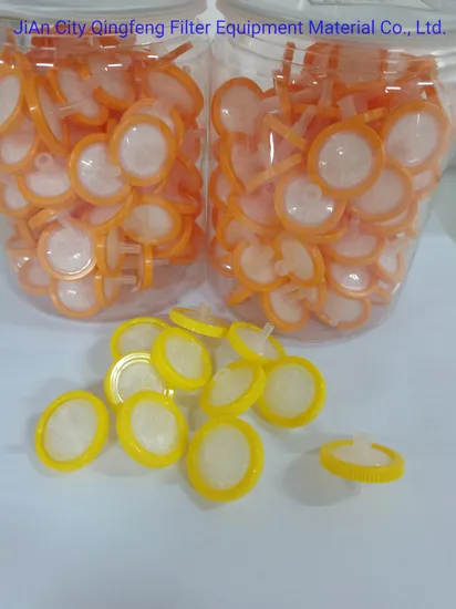 25 мм PTFE/PES/PVDF/NYLON/MCE/PTFE SYBRE FILTE