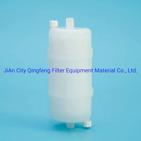 Стеклянное волокно/PP/PTFE/PES/PVDF 5 ′ ′ одноразовый капсульный фильтр для фильтра для очистителя воды с шланговыми коры
