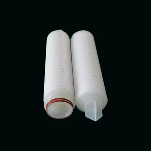 Гидрофильный и гидрофобный картридж с плиссированным фильтром PTFE для фильтра для водного фильтра