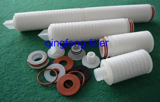 0,45 UM PES/PP/PTFE/PVDF/MCE Мембрана Плиссированный картридж для пива и вина стерильной фильтрации