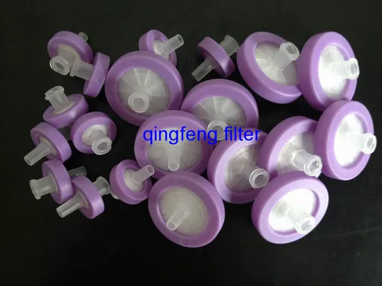 0,2 мм/0,45 мм цветовое кольцо PTFE/PVDF/PES -фильтр для фильтра для фильтрации лаборатории