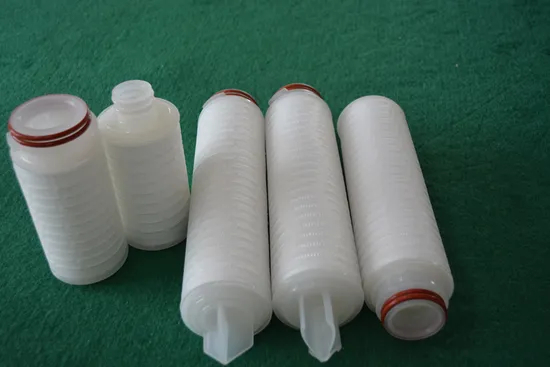 PVDF/PES/PP/PTFE/Нейлон Плистраный картридж для жидкой фильтрации